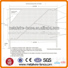 Supply top-selling & best quality Canada temporary fence